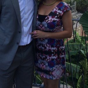 Whimsical cocktail dress “Lovers and Friends”